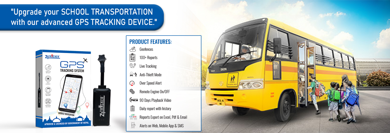 Upgrade school transportation with Z1 Tracker GPS device